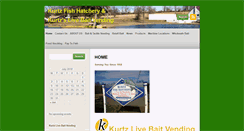 Desktop Screenshot of kurtzlivebaitvending.com